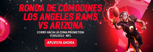 Apuesta Deportiva Ronda de comodines- Los Angeles Rams vs Arizona